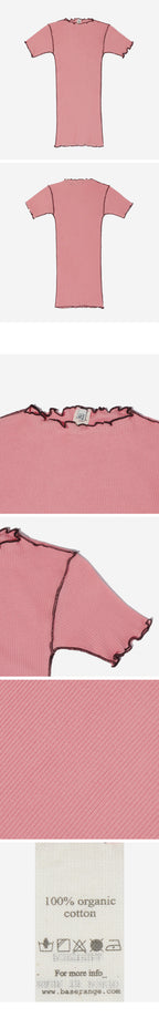 BASERANGE Base Range VEIN T-Shirt - Ruby (TTVN-RBV-WI22)