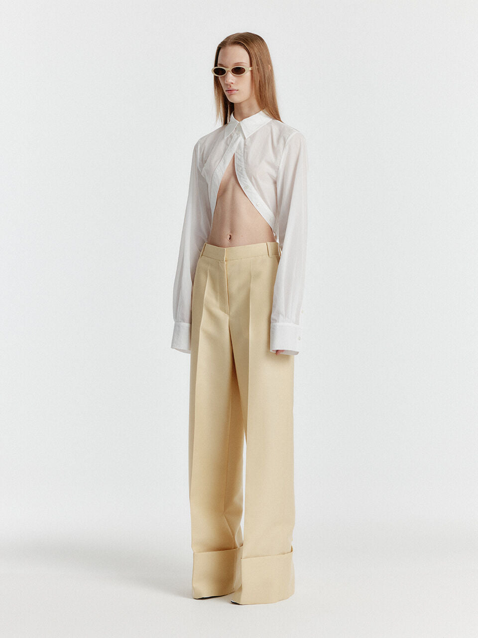 EENK YUMI Bolero Shirt - White