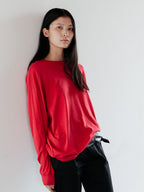 RRACE Light Cotton Sweatshirt_Red