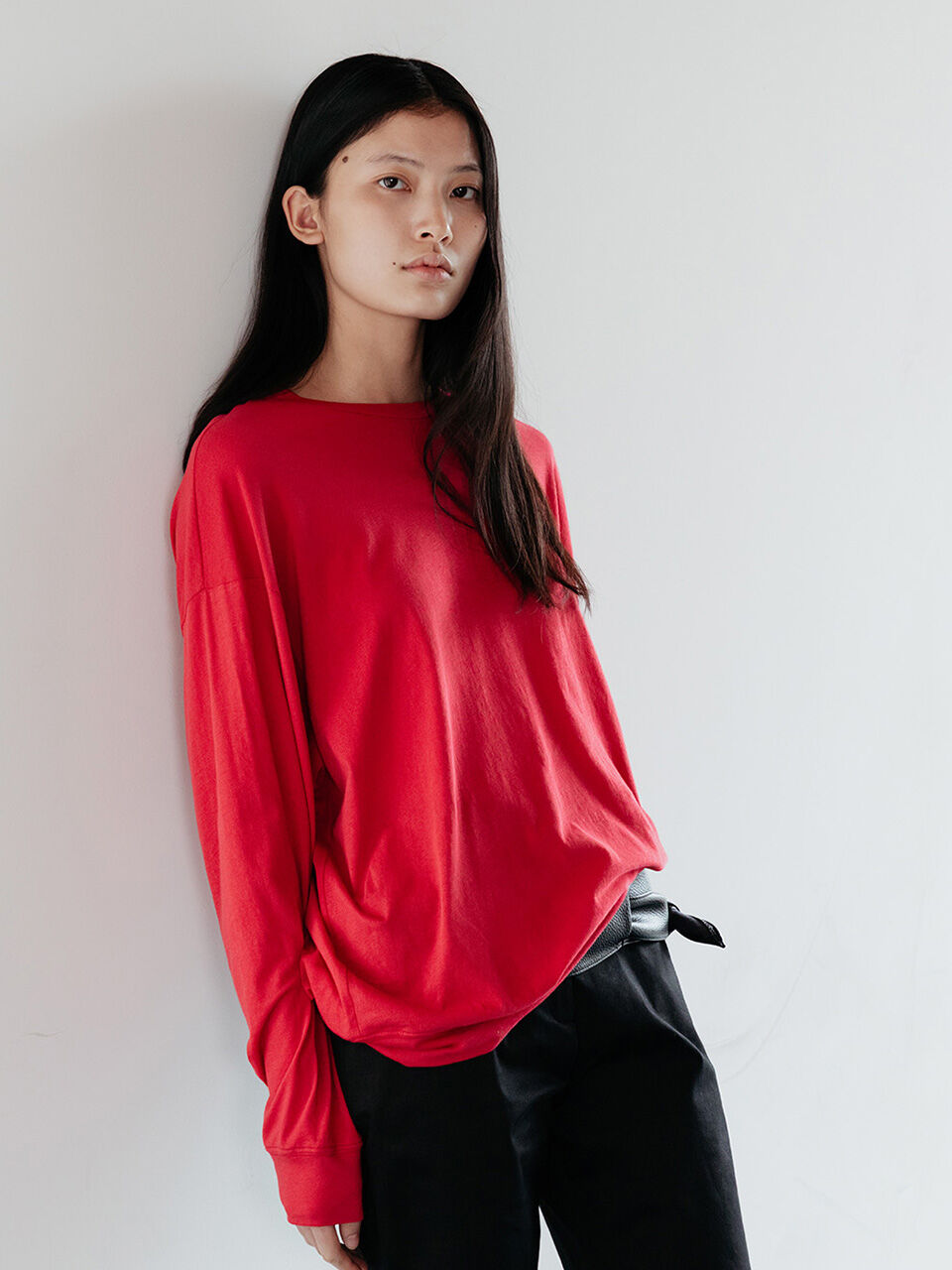 RRACE Light Cotton Sweatshirt_Red