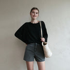 LOEIL Summer Natural T-Shirt - Black