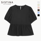 SISTINA Cotton puff sleeve blouse_AWWBLQ21010