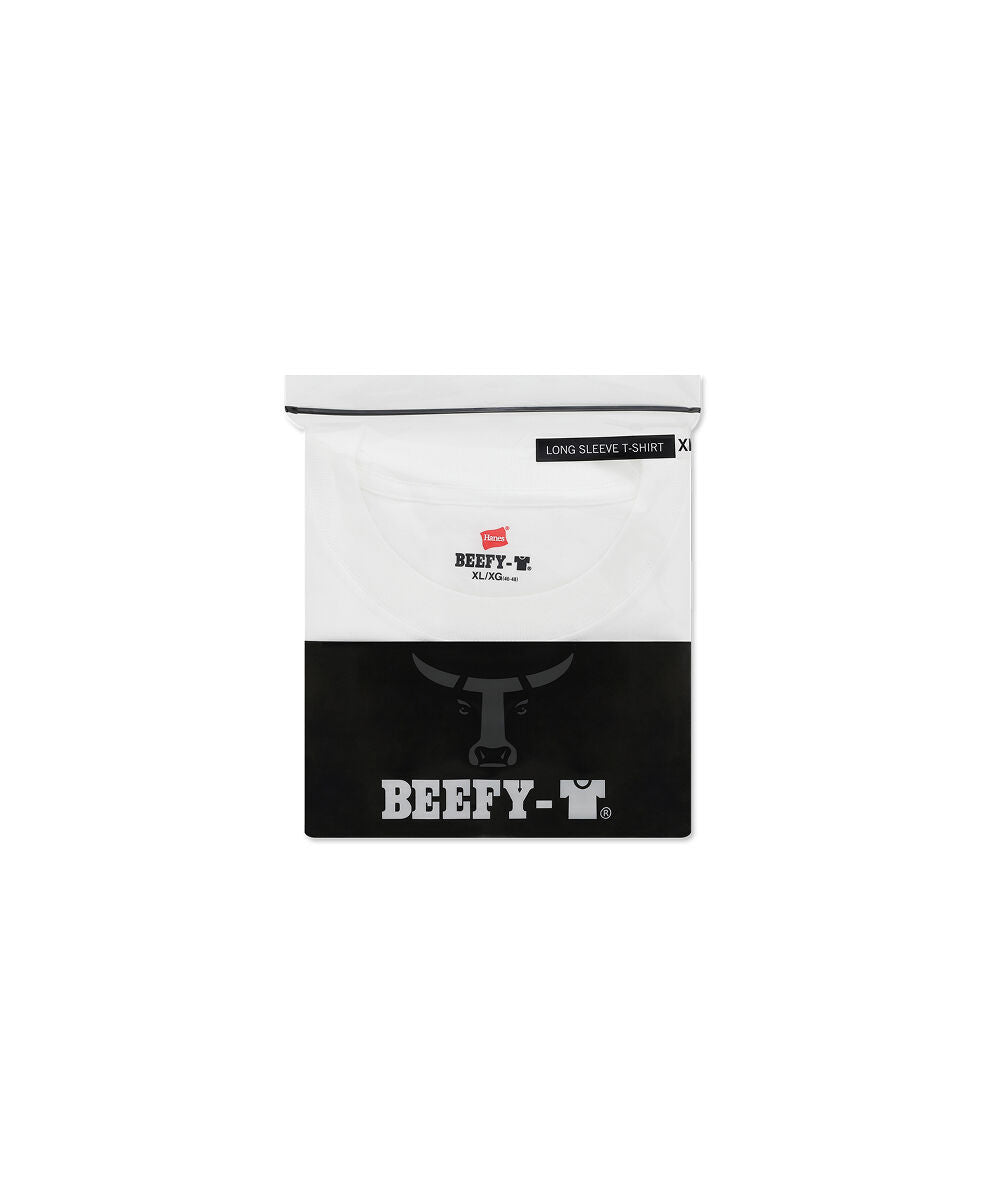 HANES BP Long Sleeve T-Shirt White