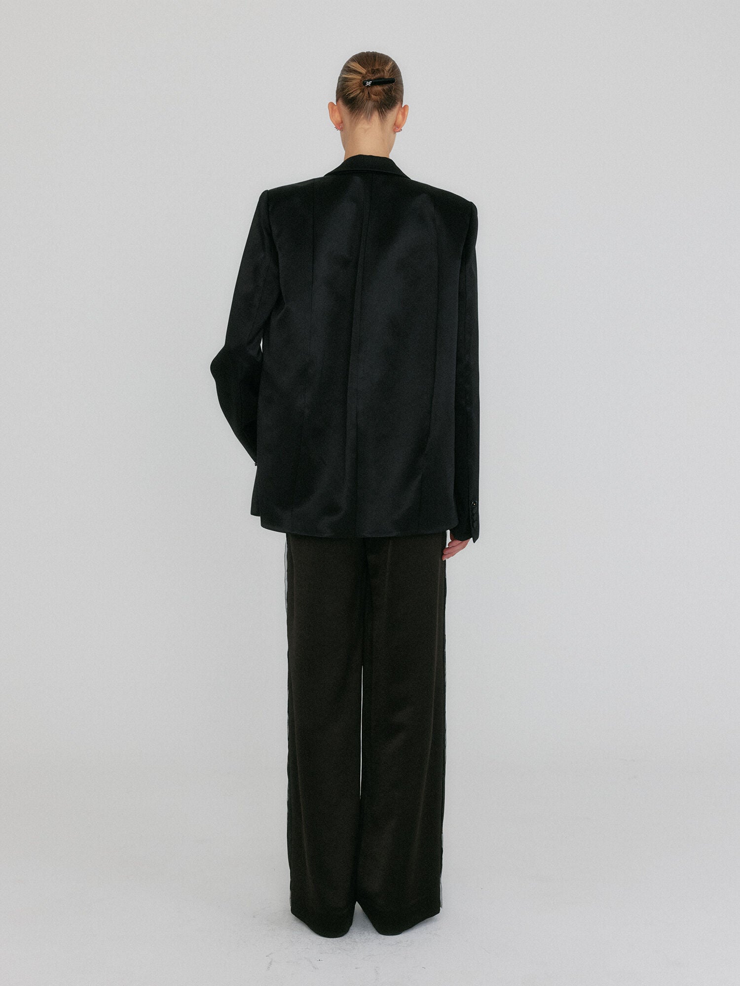 EENK ZEL Double-Breasted Blazer - Black