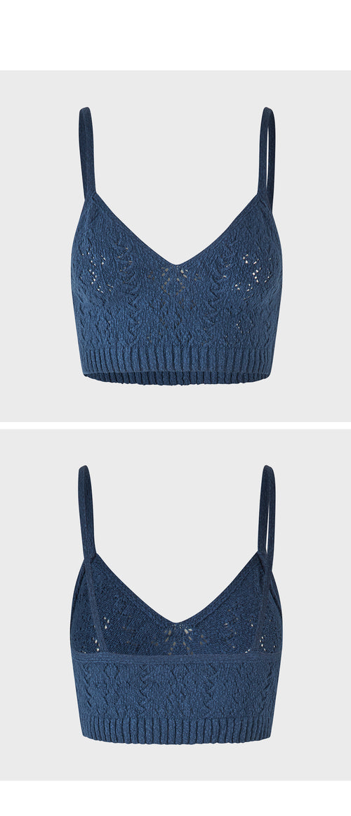 SAMSØE SAMSØE (W) Samsoy Samsoy KHLOE Knit Top - Pageant Blue (F23200022)
