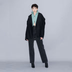 YCH OVERSIZED JACKET BLACK (W23JK101BK)