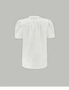 L'AUTRE DE MIN [Add color] Lautre Jane Puff White Blouse