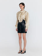 EENK EENK WANCY Caped Blouse - Light Beige