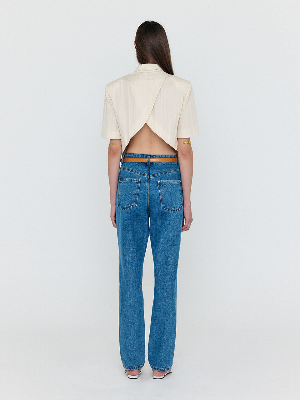 EENK EENK WESICA Classic Denim Pants - Denim Blue