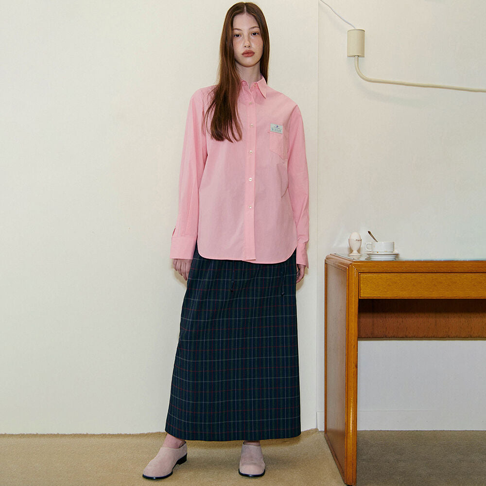 SINOON Classic Cotton Shirt (Light Pink)