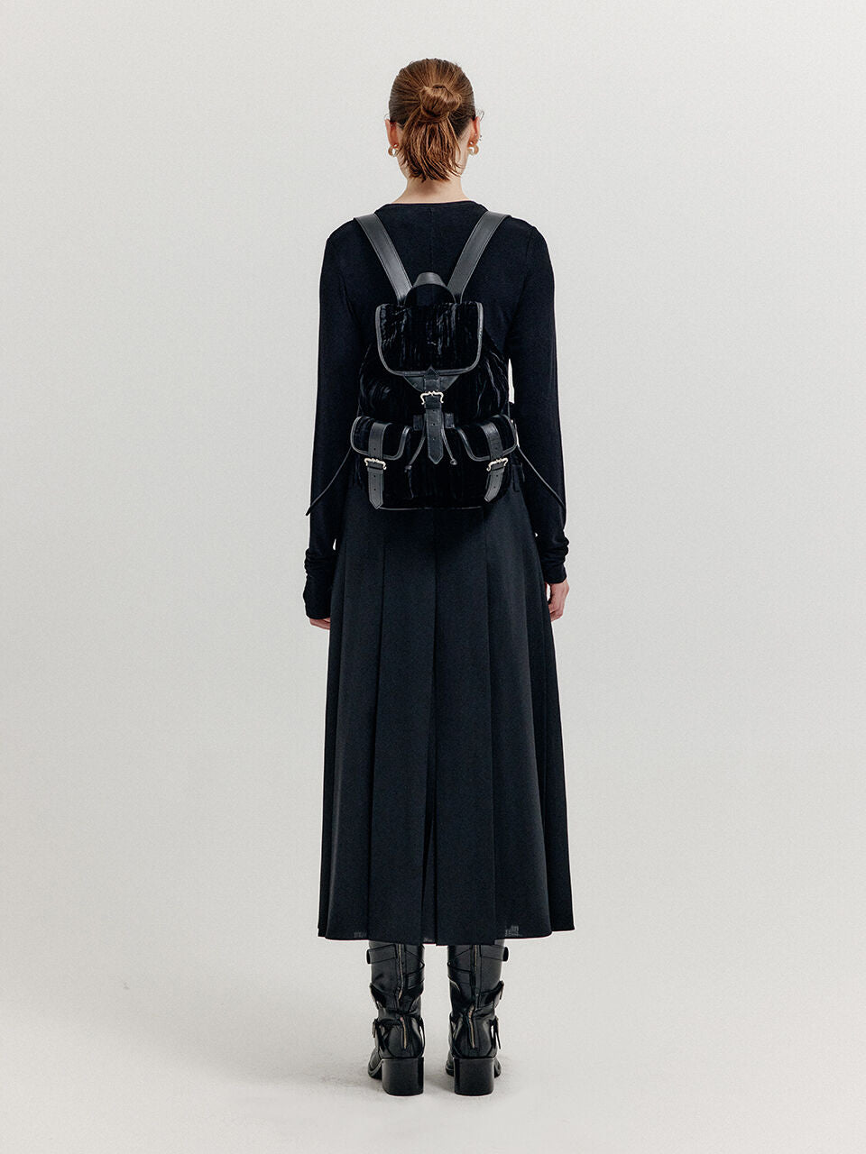 EENK EENK XIOND Double-Belt Wrap Pants - Black