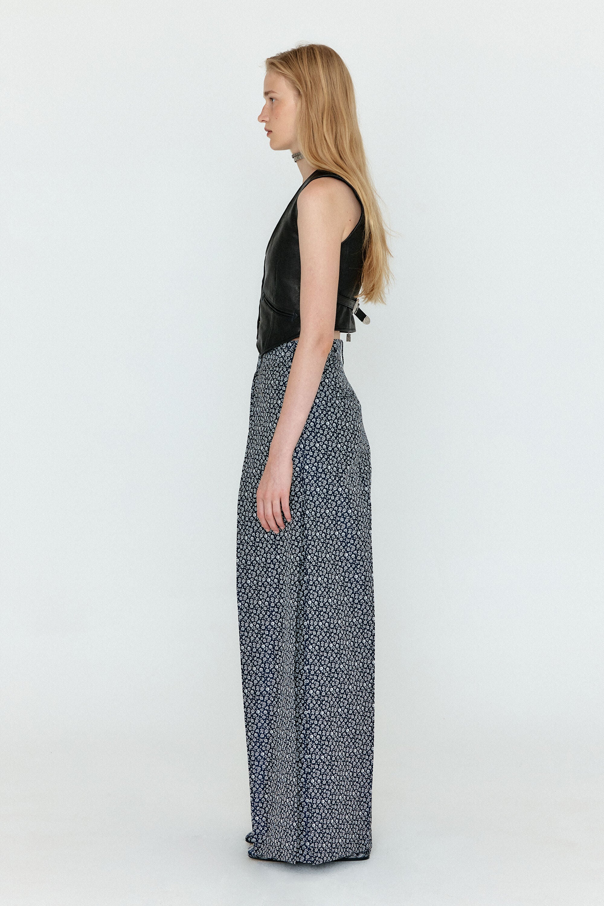 EENK EENK Pants Side-Tuck Wide