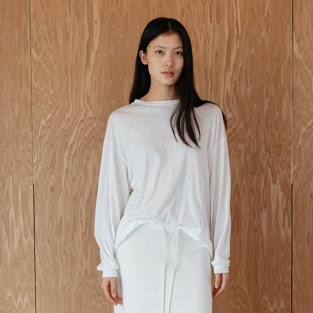 RRACE Light Cotton Sweatshirt_White