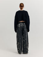 EENK EENK Cargo Denim Pants - Dark Grey