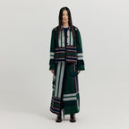 EENK EENK XEBBY Maxi Wrap Skirt - Green Multi