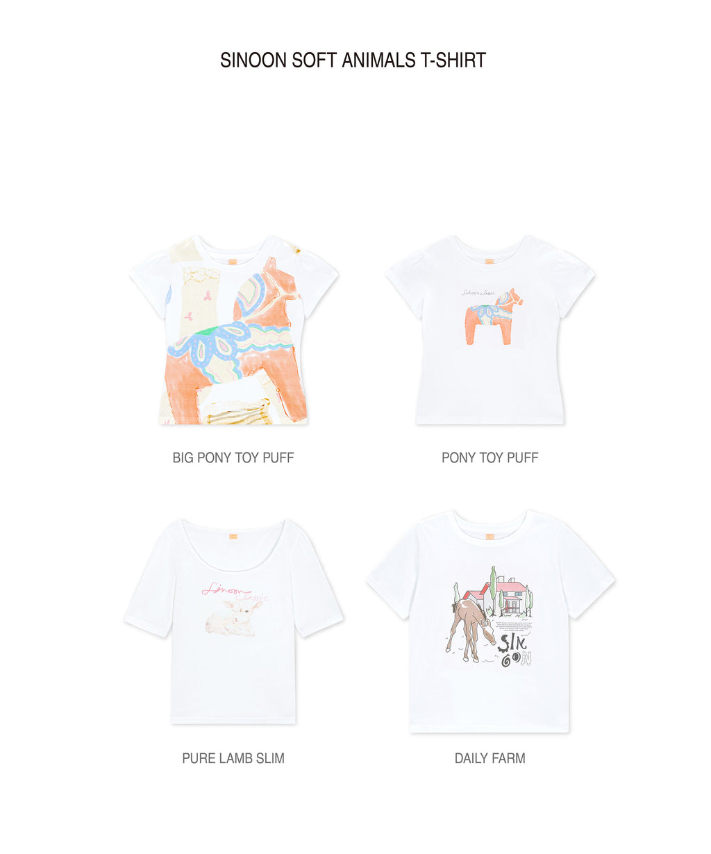 SINOON Daily Farm T-Shirt (White)