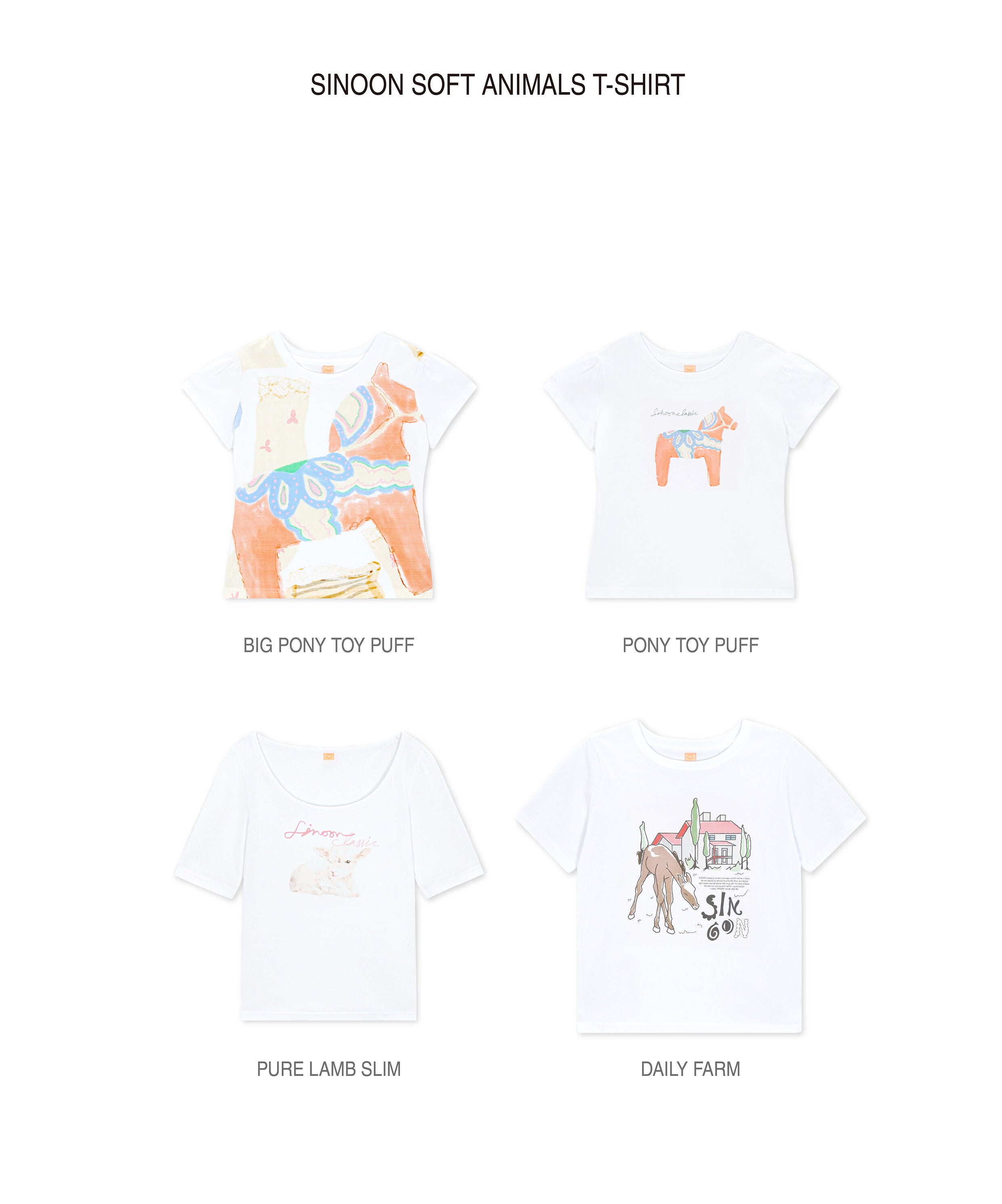 SINOON Daily Farm T-Shirt (White)