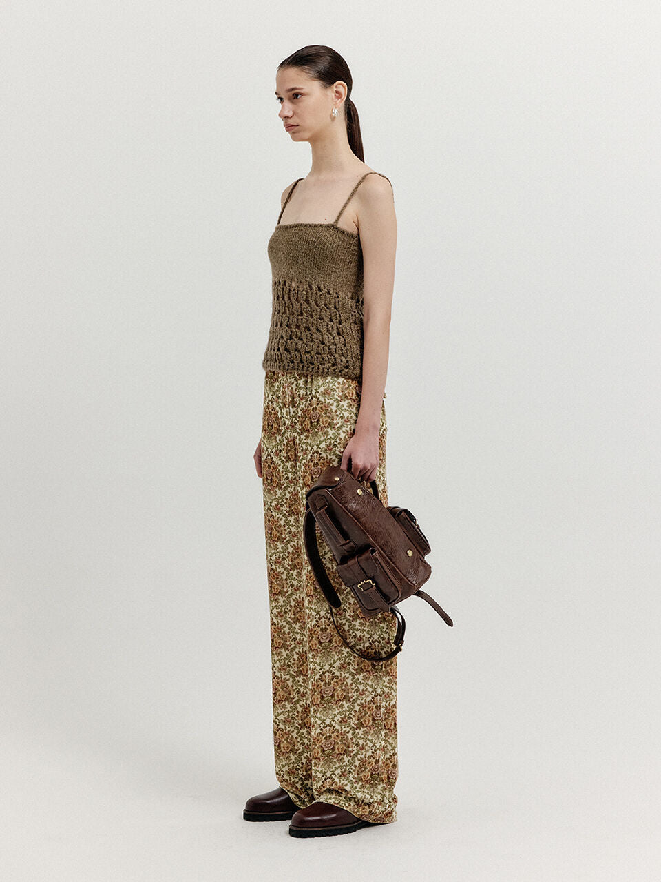 EENK EENK Pants Beige Multi
