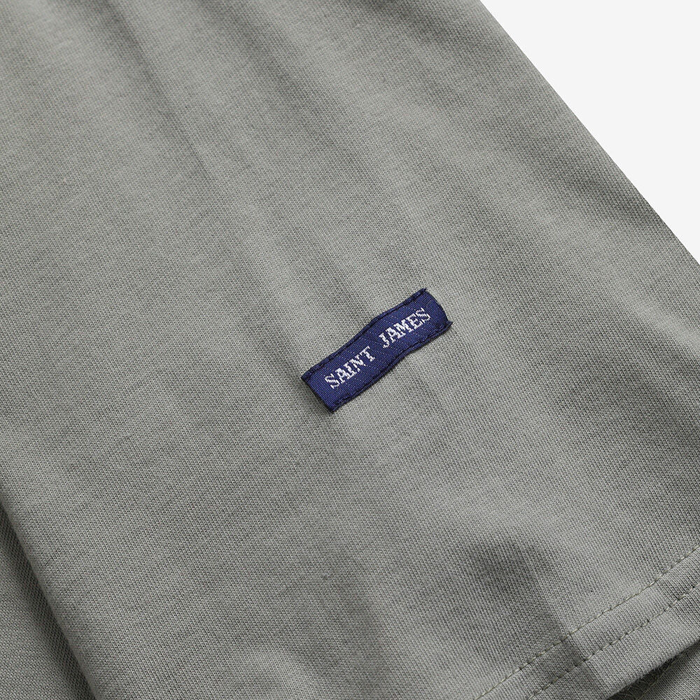 SAINT JAMES [Season Off] Levain 18 Solid Round Neck Short Sleeve T-Shirt (040) ASJM2613511-040