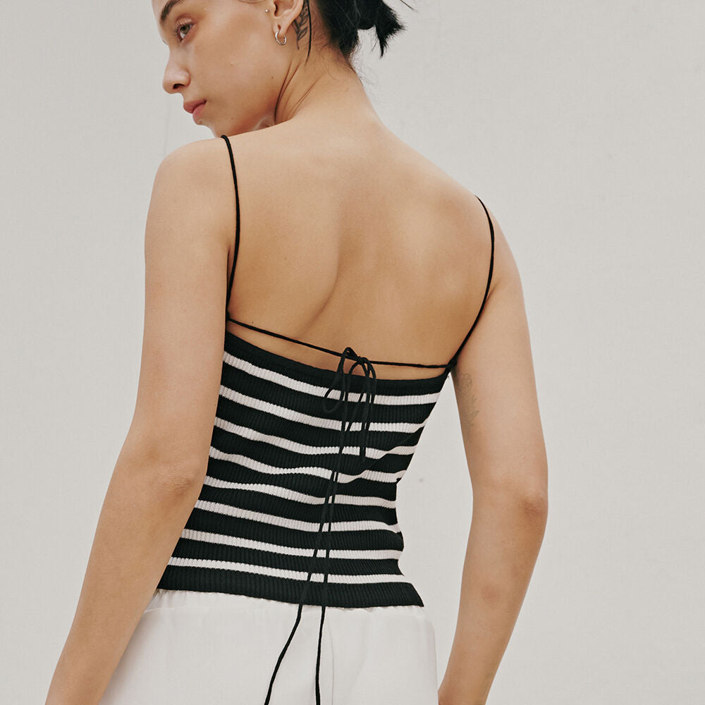 ODER Bamboo Cool Stripe Sleeveless-2colors