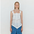 EENK EENK Shirt Layered Lace Top