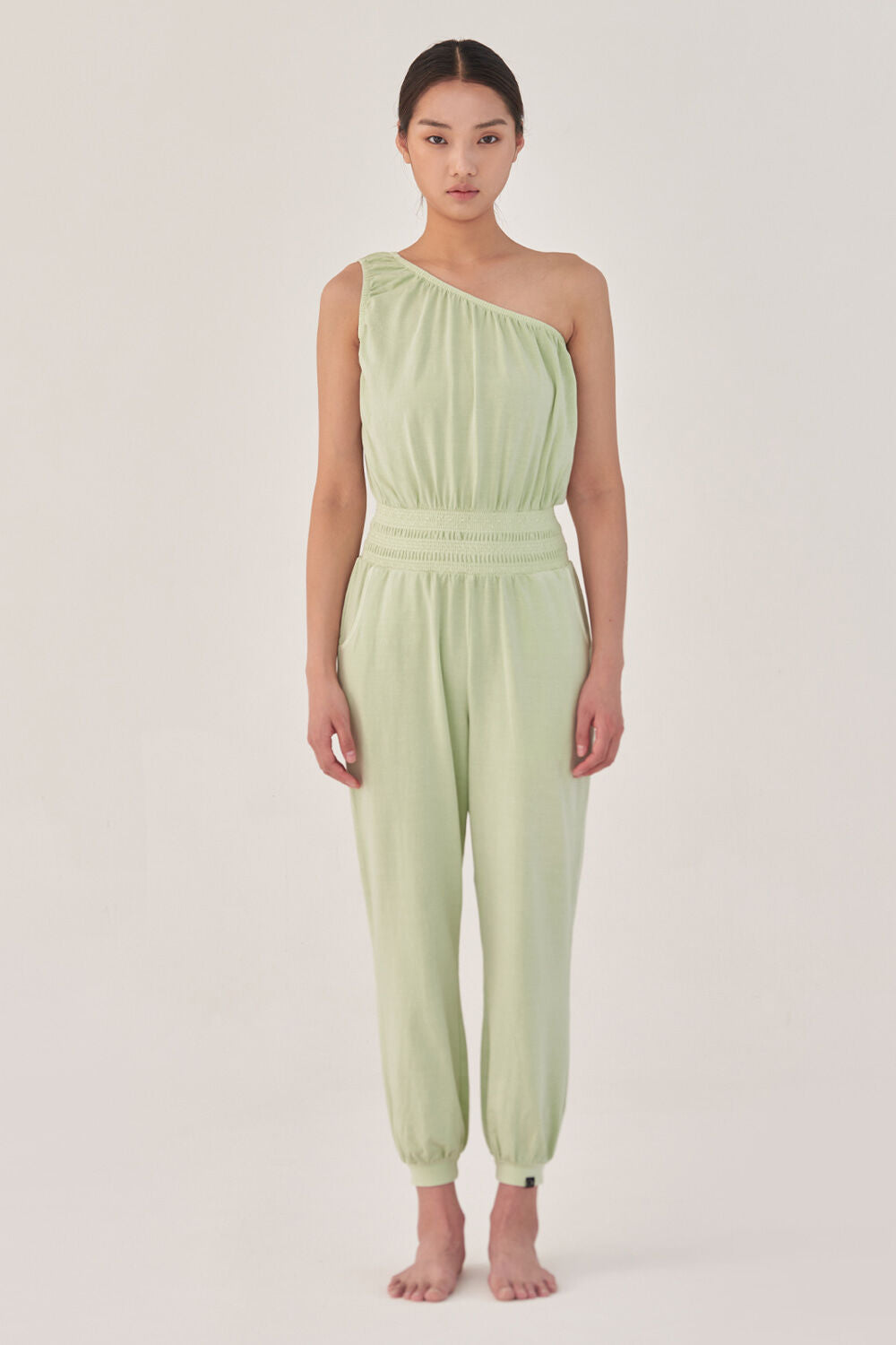 OZEZ OZEZ Jumpsuit Stitched Smoking - Pastel Green