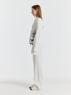 EENK YENIZ Lace-trim Pants - White