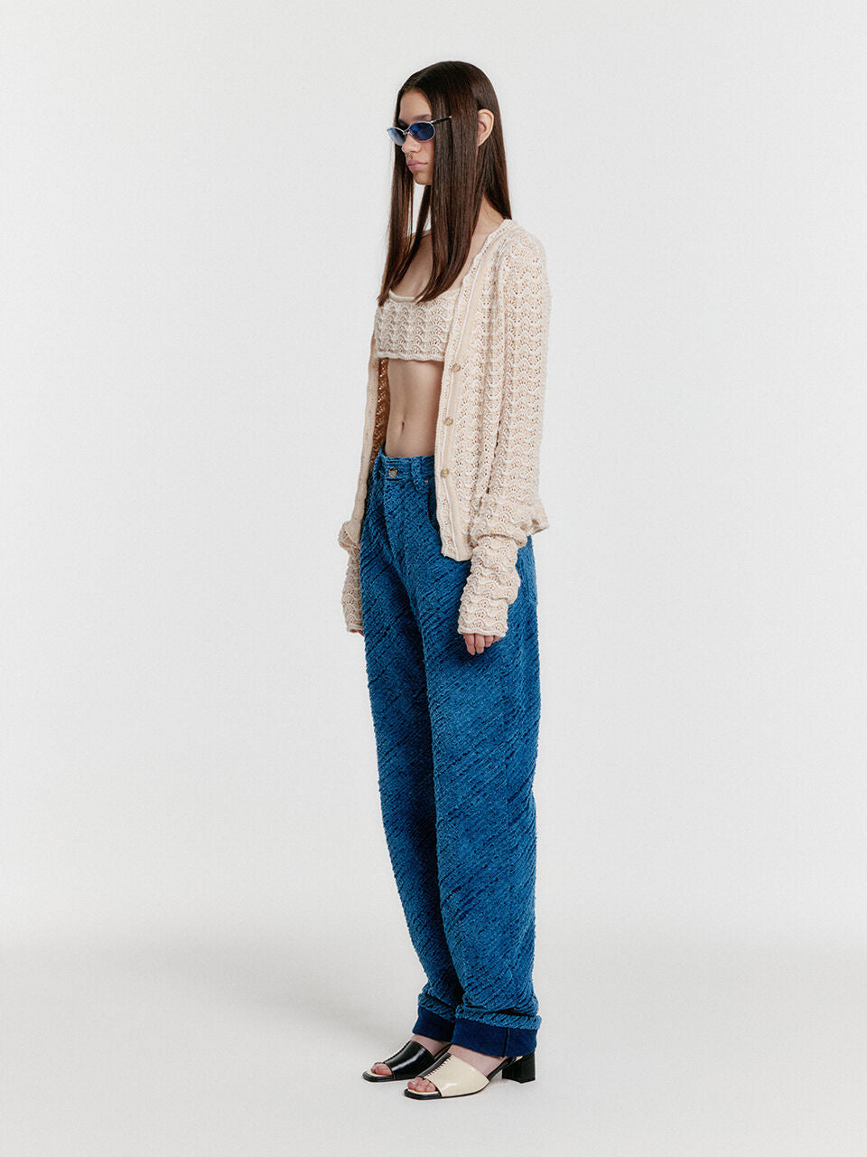 EENK EENK YIYI Classic Denim Pants - Blue