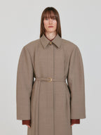EENK ZENOA Oversized Coat - Beige