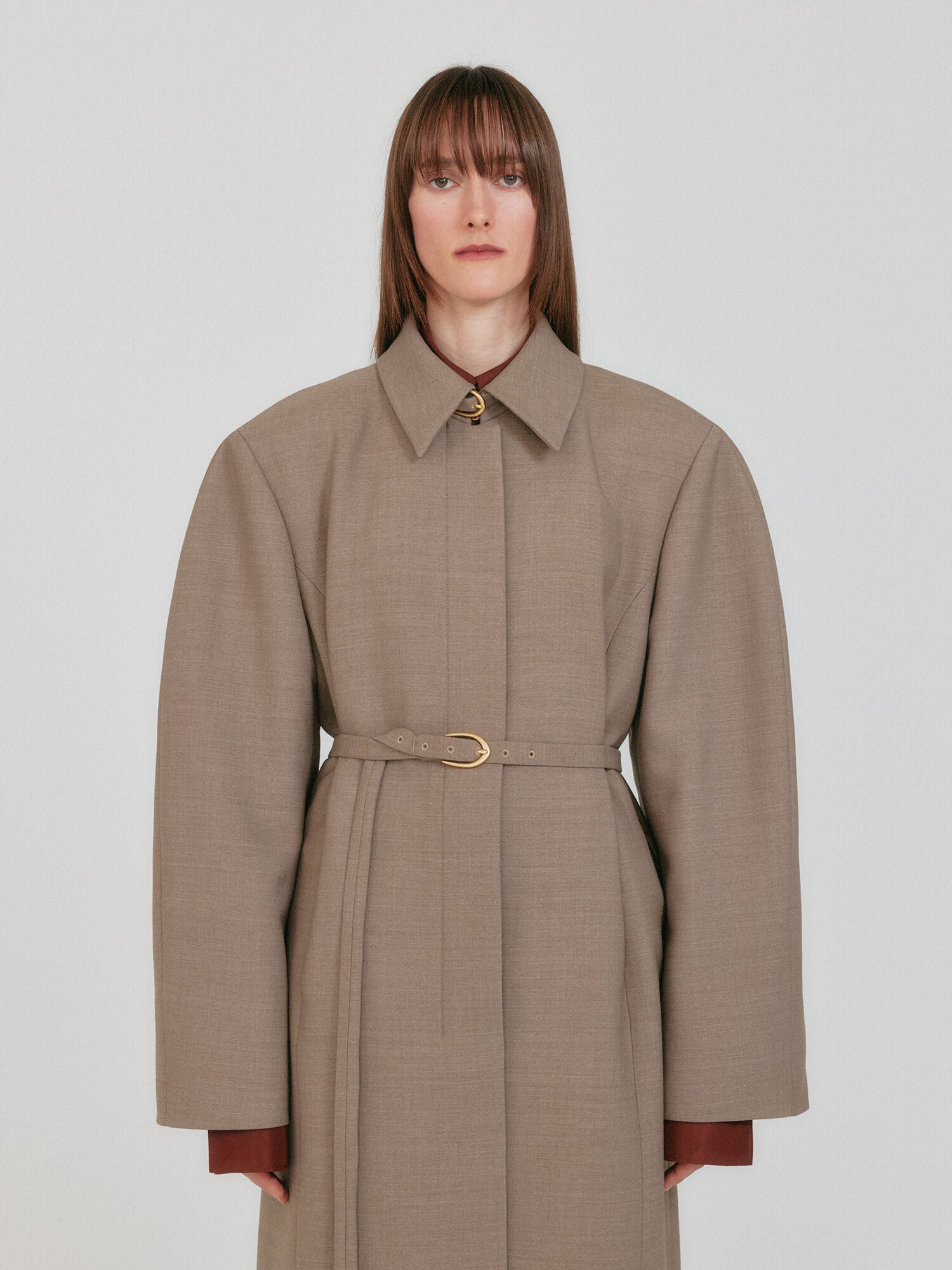 EENK ZENOA Oversized Coat - Beige