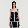 EENK EENK YINTA Contrast Sleeveless Top - Navy