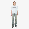 YCH HIGH-RISE STRAIGHT LEG JEANS KHAKI (F24DB7111KK)