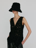 EENK ZIVA Knitted Vest - Black