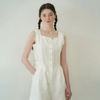 J'ASP J'ASP Judy Lace Jumpsuit (White)