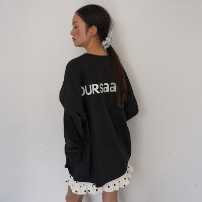 Basic Saalty Overfit T-shirts / Black