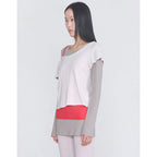 CERRIC Scoop Neck Top _ Beige