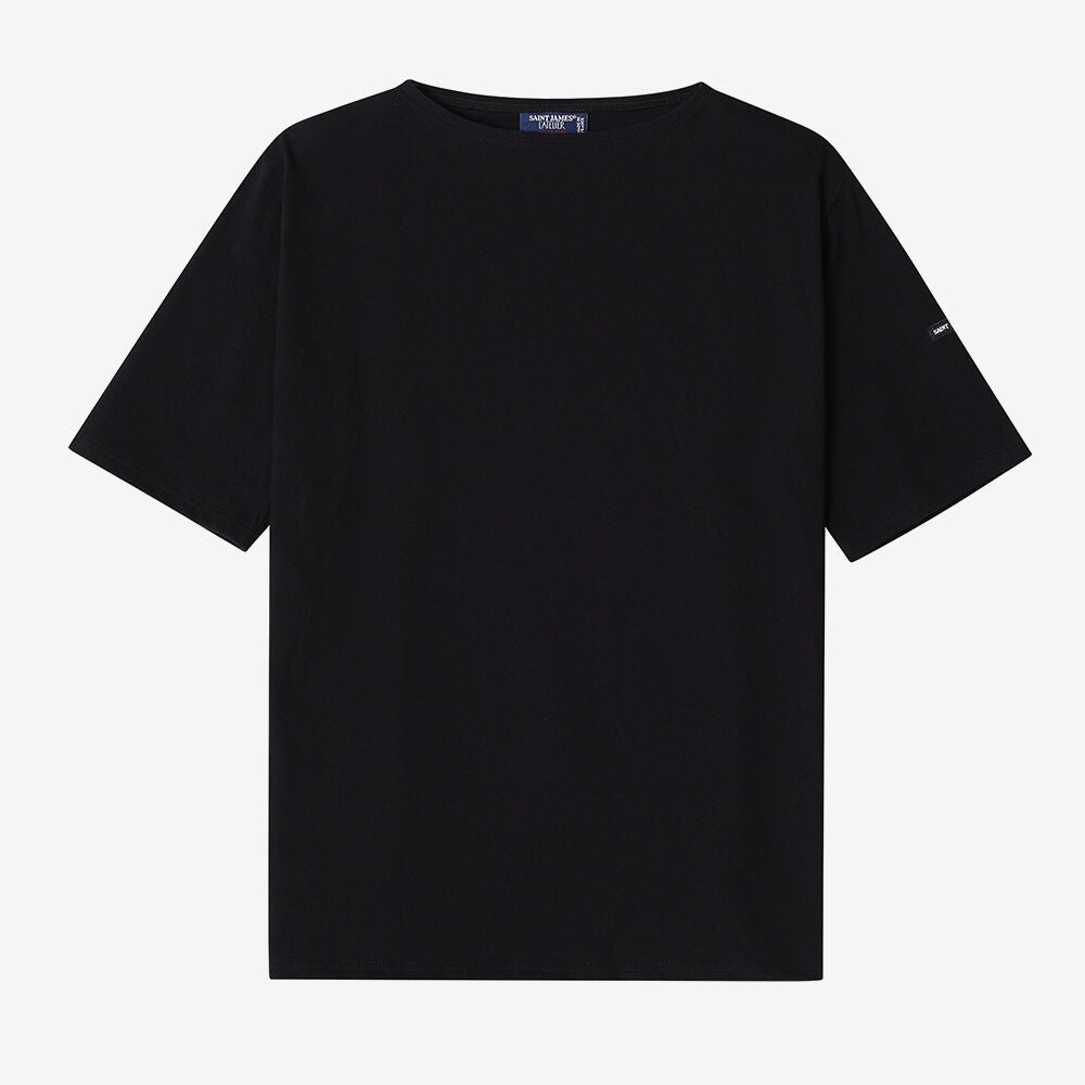 SAINT JAMES Piriac solid boat neck short sleeve t-shirt (016) ASJU2512207-016