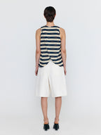 EENK EENK T-Shirt Sleeveless Open Jersey Top
