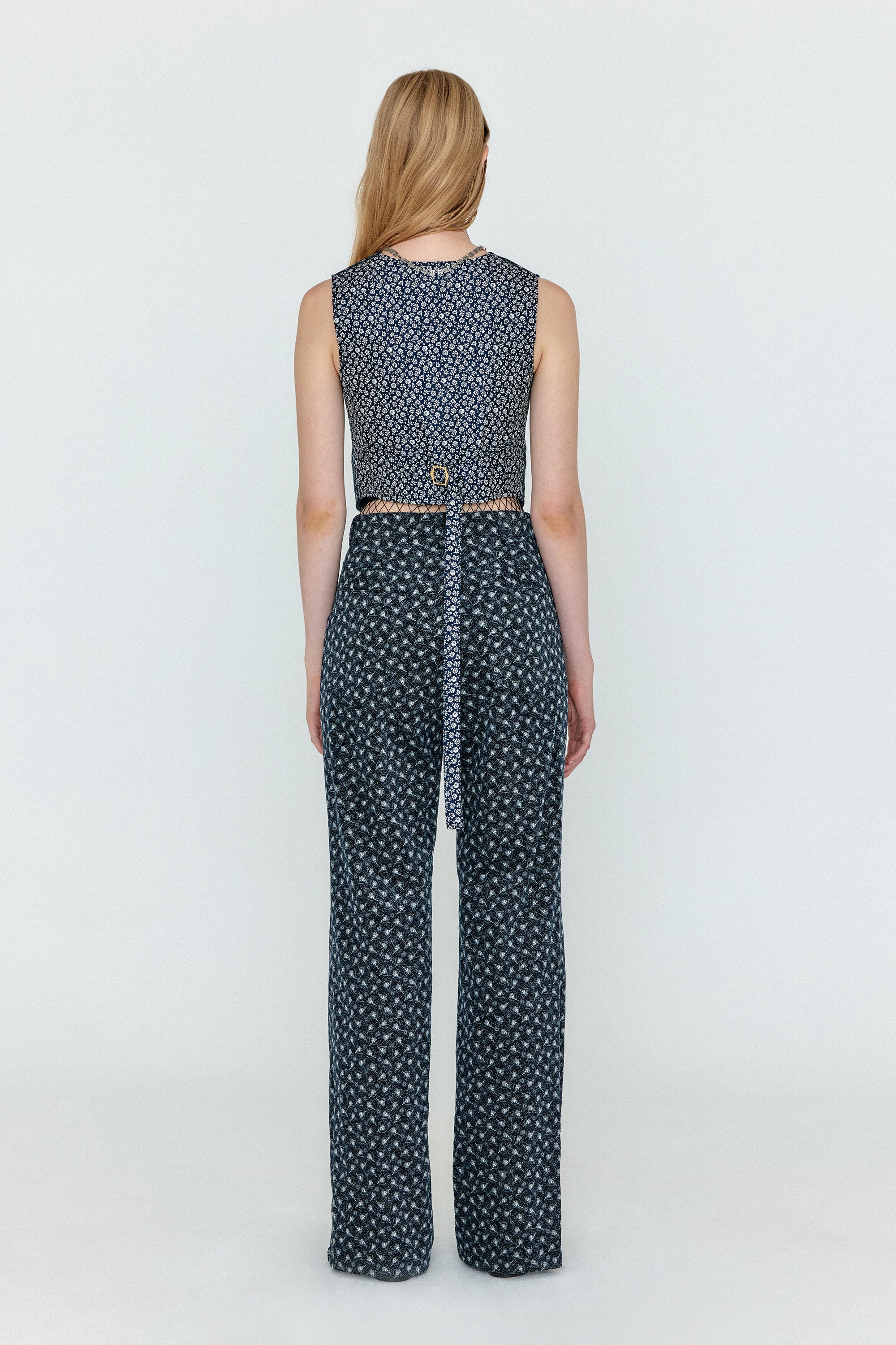 EENK EENK Pants Navy Multi