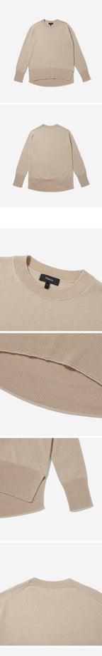 THEORY Theory KARENIA half-sleeve turtleneck cashmere knit - beige (L0718709 xm0)