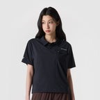 UMBRO Chillout Cooling Short Sleeve Collar T-Shirt Black (UQ223CWT61)