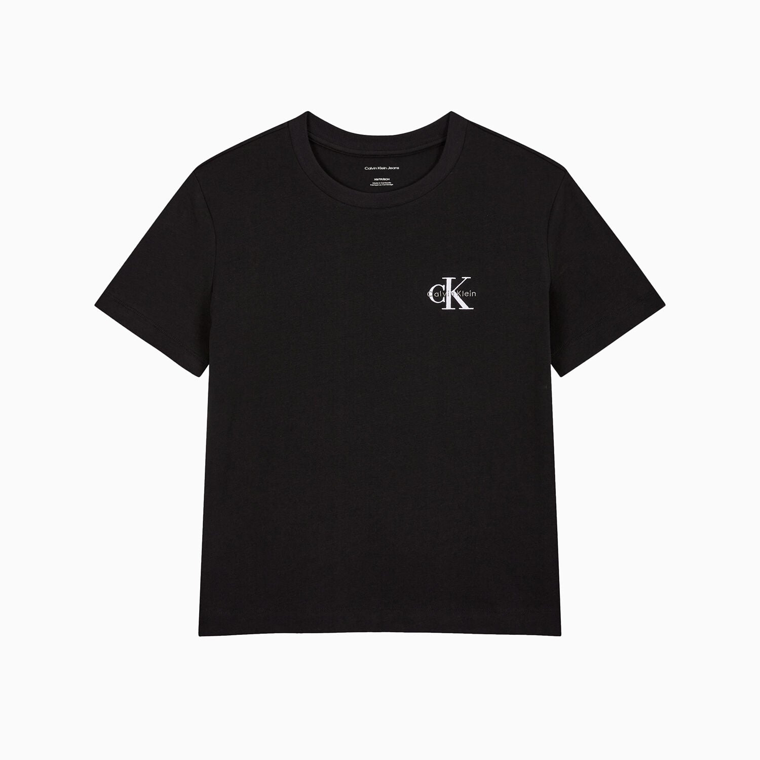 Calvin Klein Jeans [CK] Women’s Regular Fit Small Monogram Logo Short Sleeve T-Shirt 47AB801 UB1