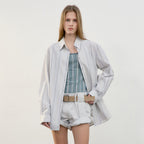 LOW CLASSIC STRIPE CLASSIC SHIRT_BLUE_LW251SH02BL