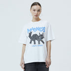 mahagrid MADNESS CAT TEE WHITE(MG2GMMT521A)
