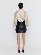 EENK EENK WANCY Caped Blouse - Light Beige
