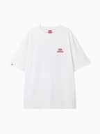 MENASOO Mns Hearttrack Graphic T Shirt_White