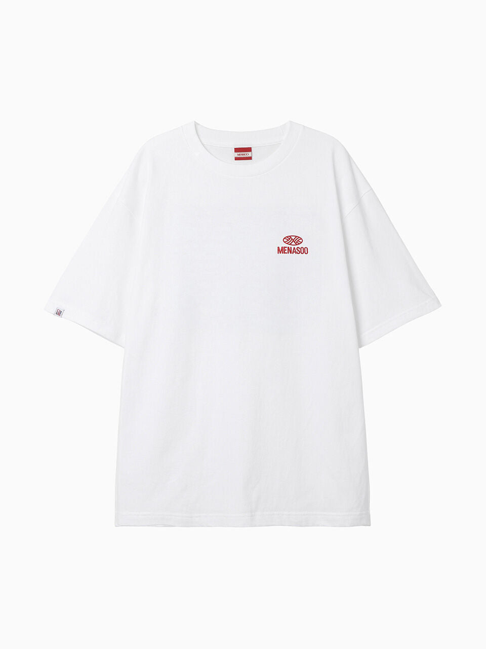MENASOO Mns Hearttrack Graphic T Shirt_White