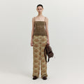 EENK EENK Pants Beige Multi