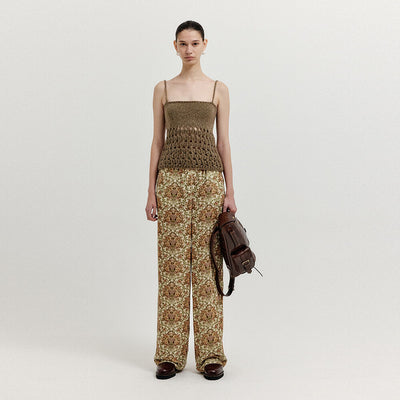 EENK Pants Beige Multi