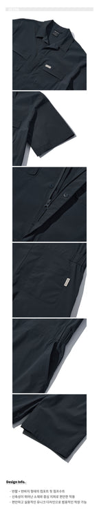SNOWPEAK APPAREL SNOWPEAK APPAREL Stretch Shorts Jumpsuit